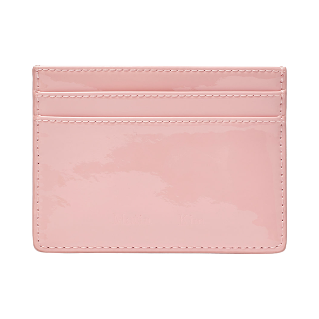 마뗑킴 하트 웨이브 에나멜 카드 월렛 핑크(Matin Kim Heart Wave Enamel Card Wallet Pink) - 2