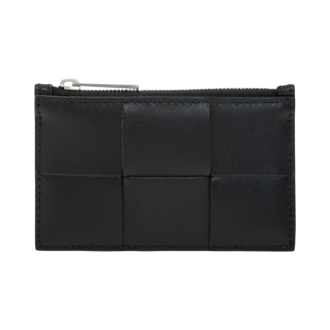 보테가 베네타 지퍼 카드 케이스 블랙(Bottega Veneta Zipped Card Case Black)