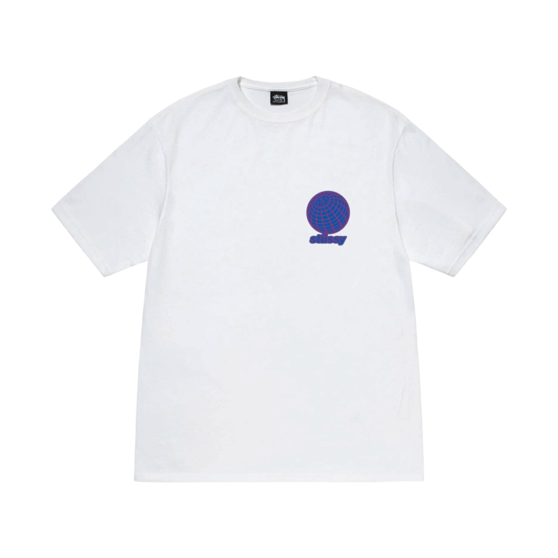 스투시 8 볼 그리드 티셔츠 화이트(Stussy 8 Ball Grid T-Shirt White) - 2