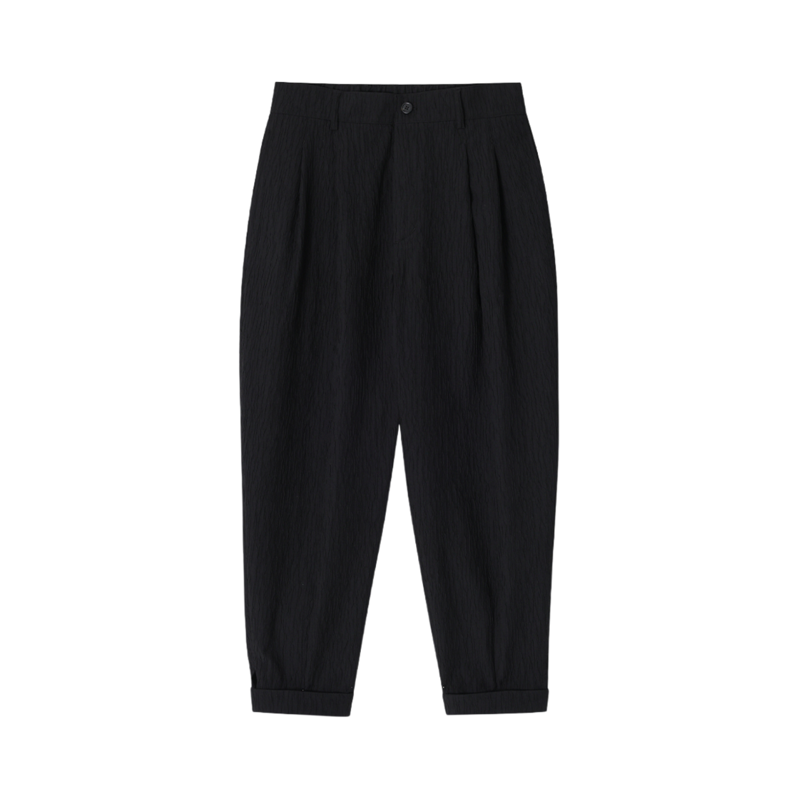 SH2PT200BK Songzio Homme Pleats Volume Pants Black