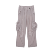 (W) Matin Kim String Point Big Pocket Cargo Pants Light Pink