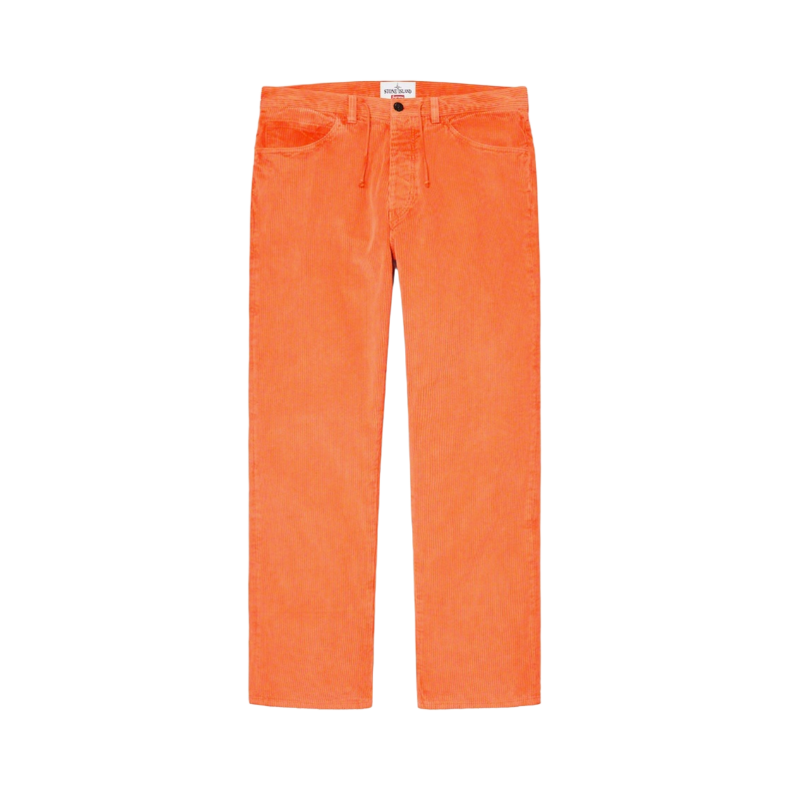 슈프림 x 스톤 아일랜드 코듀로이 팬츠 오렌지 - 20FW