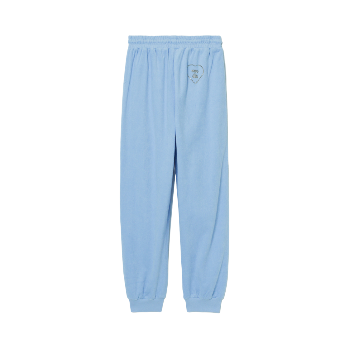 (W) 베이프 타월링 트랙 팬츠 블루((W) BAPE Towelling Track Pants Blue) - 2