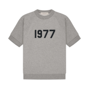 Essentials 1977 Short Sleeve Sweatshirt Dark Oatmeal - 22SS