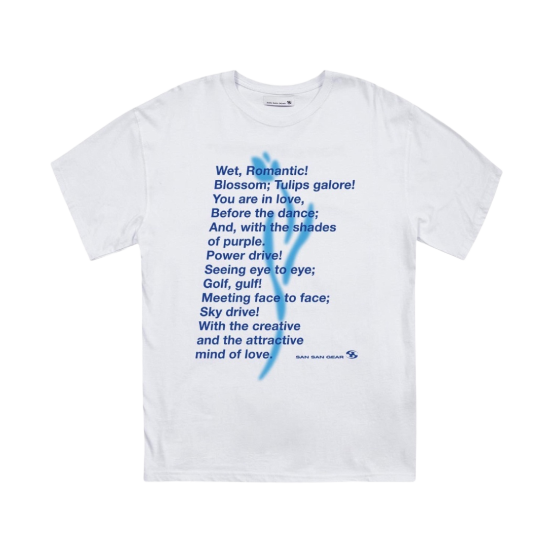 산산기어 튤립 갤로어 티셔츠 화이트 - 22SS