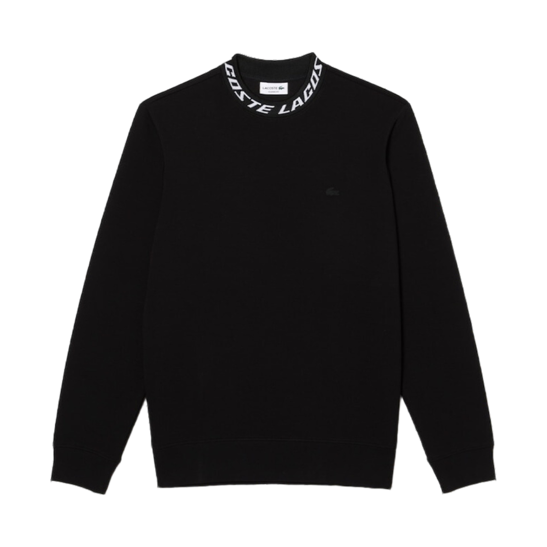 라코스테 액티브 더블 페이스드 로고 스웨트셔츠 블랙(Lacoste Active Double Faced Logo Sweatshirt Black) - 1