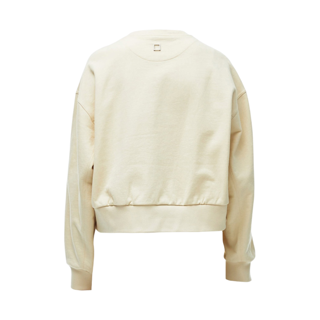 (W) 우영미 플라워 프린트 크롭 스웨트셔츠 아이보리 - 22SS((W) Wooyoungmi Flower Print Cropped Sweatshirt Ivory - 22SS) - 2