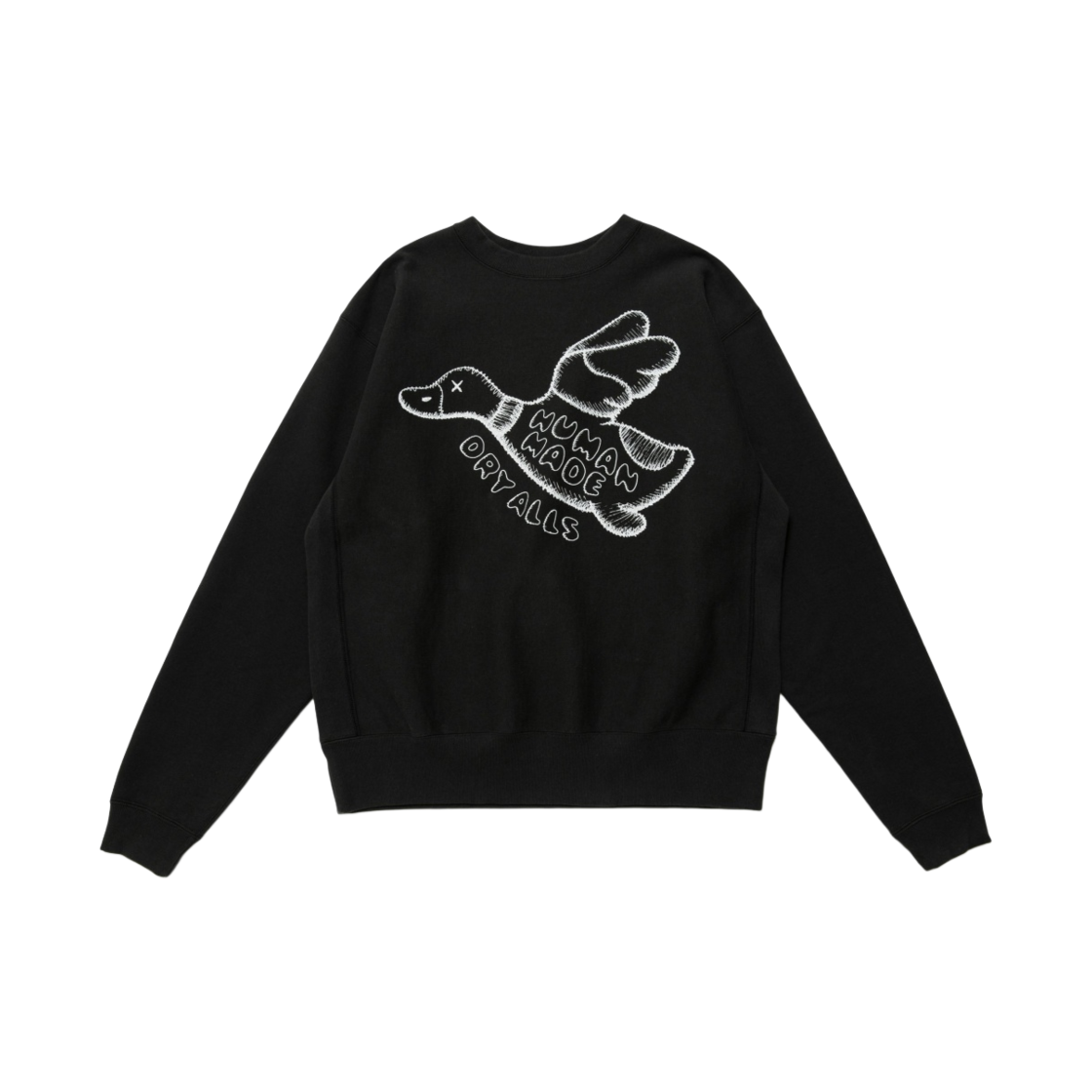 휴먼 메이드 x 카우스 #2 스웨트셔츠 블랙(Human Made x Kaws #2 Sweatshirt Black) - 1