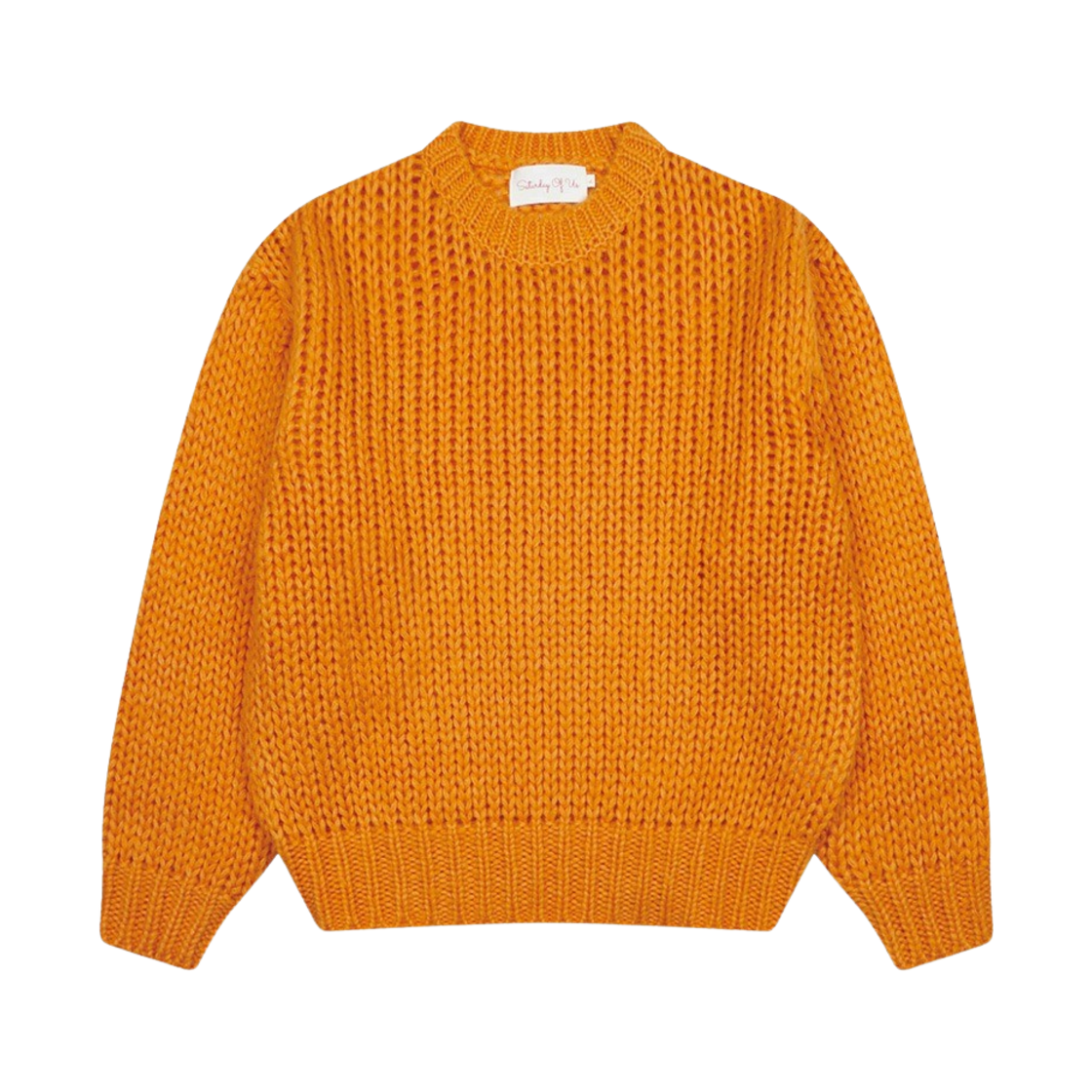 [KREAM 단독] 에스티유 케이블 스웨터 오렌지