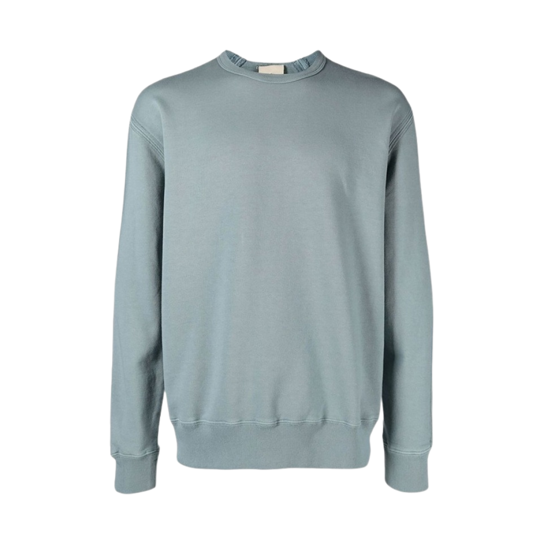22CTCUF03035-A06018-923 Ten C Garment Dyed Crewneck Sweater Titanium Grey