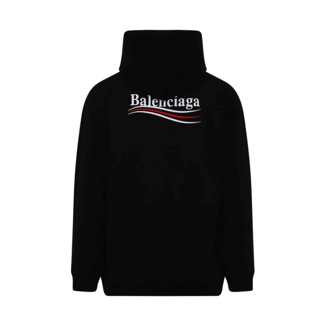 발렌시아가 폴리티컬 캠페인 미디움 핏 후드 블랙(Balenciaga Political Campaign Medium Fit Hoodie Black) - 2
