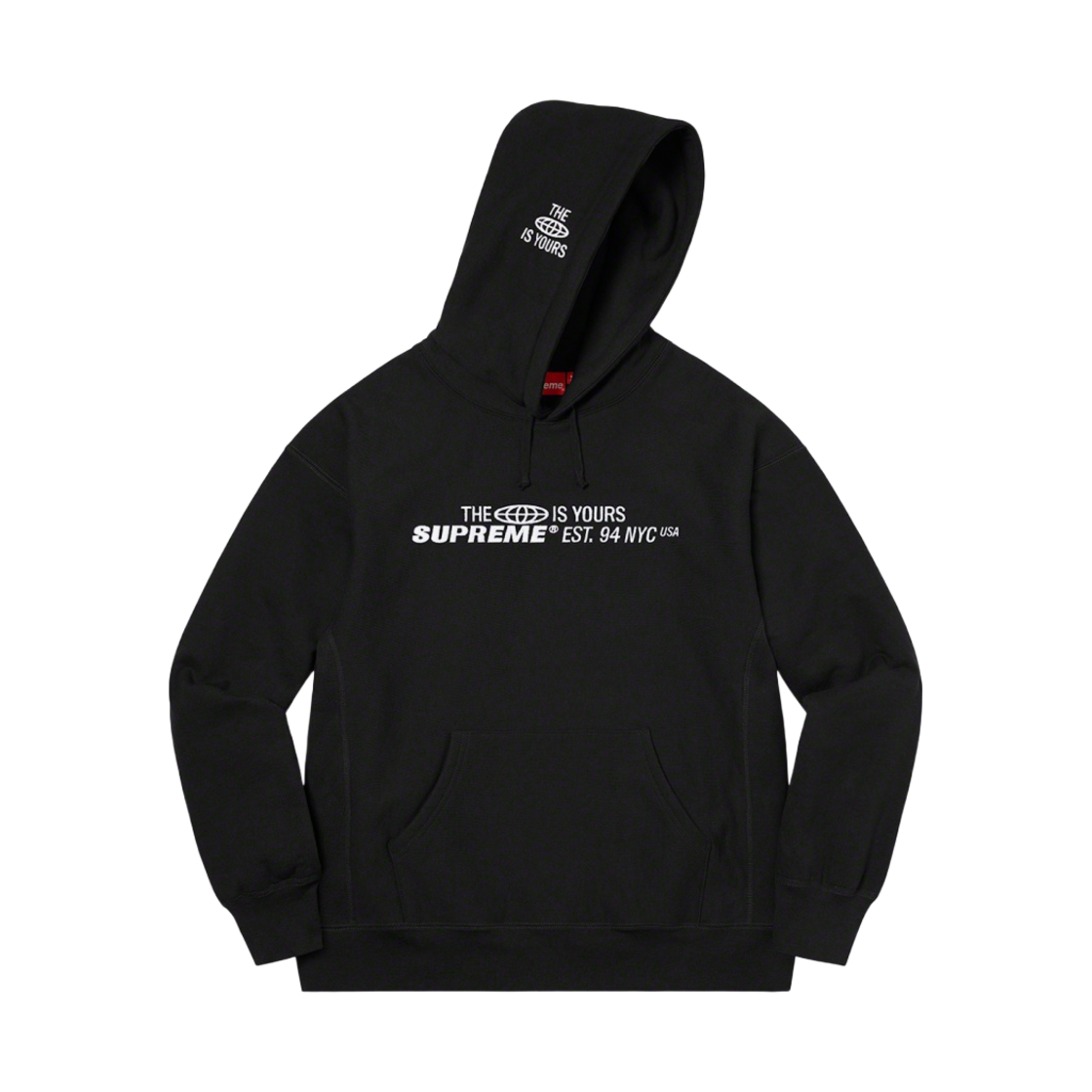 - Supreme World Is Yours Hooded Sweatshirt Black - 21SS