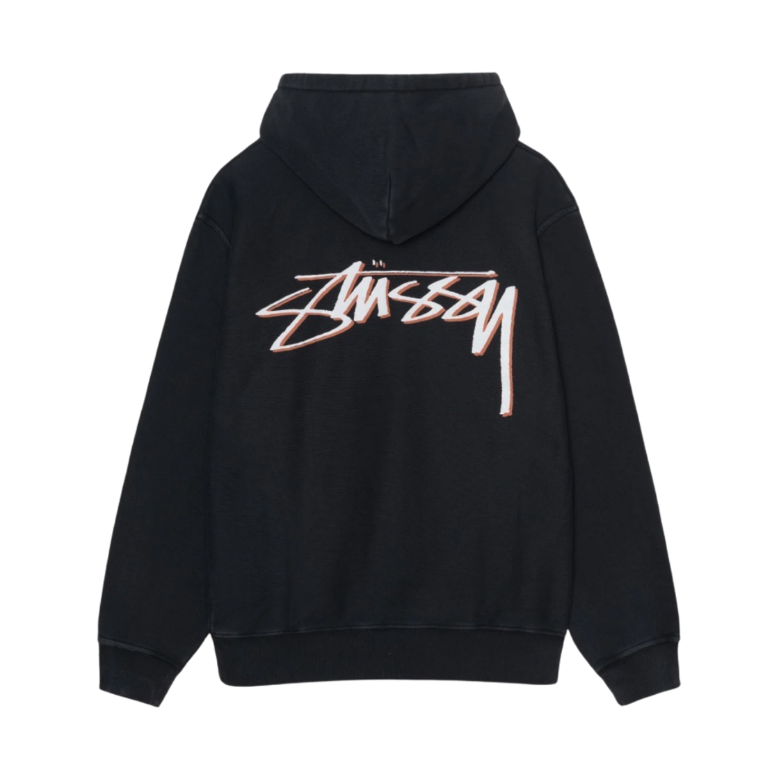스투시 x 아워레가시 드롭 쉐도우 피그먼트 다이드 후드 블랙(Stussy x Our Legacy Drop Shadow Pigment Dyed Hoodie Black) - 2