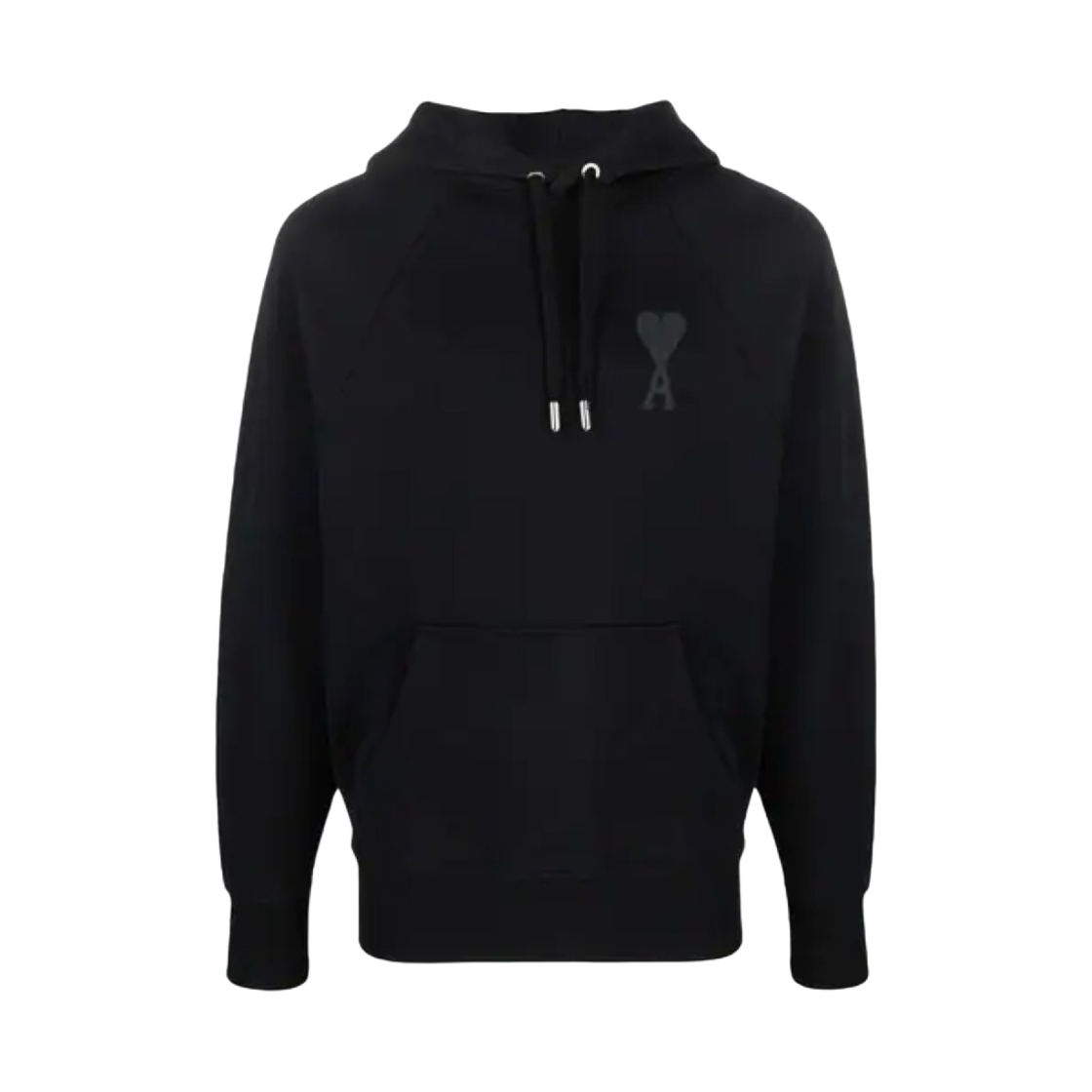 ★関税込★アミ★AMI★de Coeur Tone-On-Tone Hoodie Black★ Ami Paris Ami De Coeur Hoodie Black Men's - FW22 - US