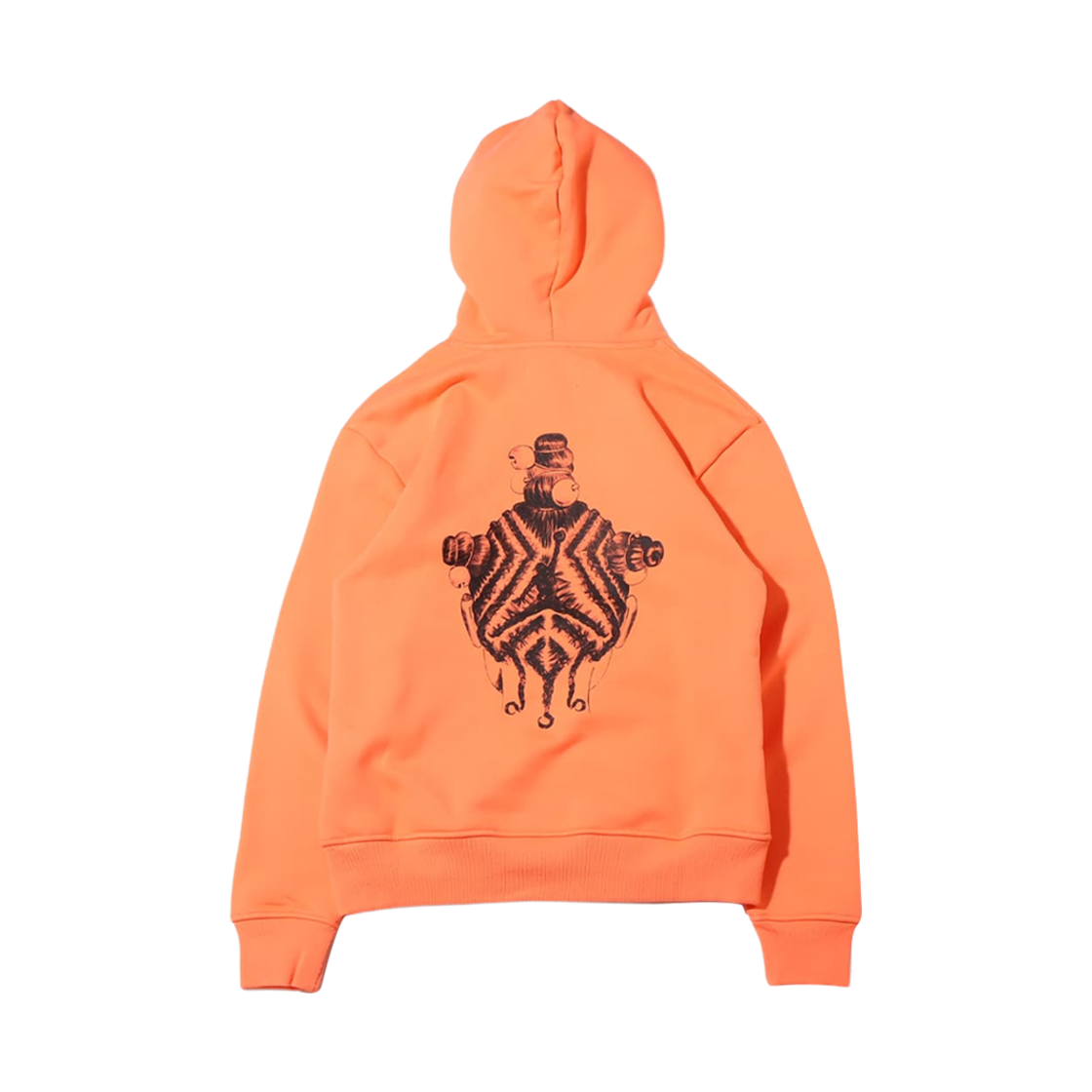 (W) 조던 x 베피스 뷰티 서플라이 풀오버 후드 라이트 와일드 망고 - 아시아((W) Jordan x Bephies Beauty Supply Pullover Hoodie Light Wild Mango - Asia) - 2