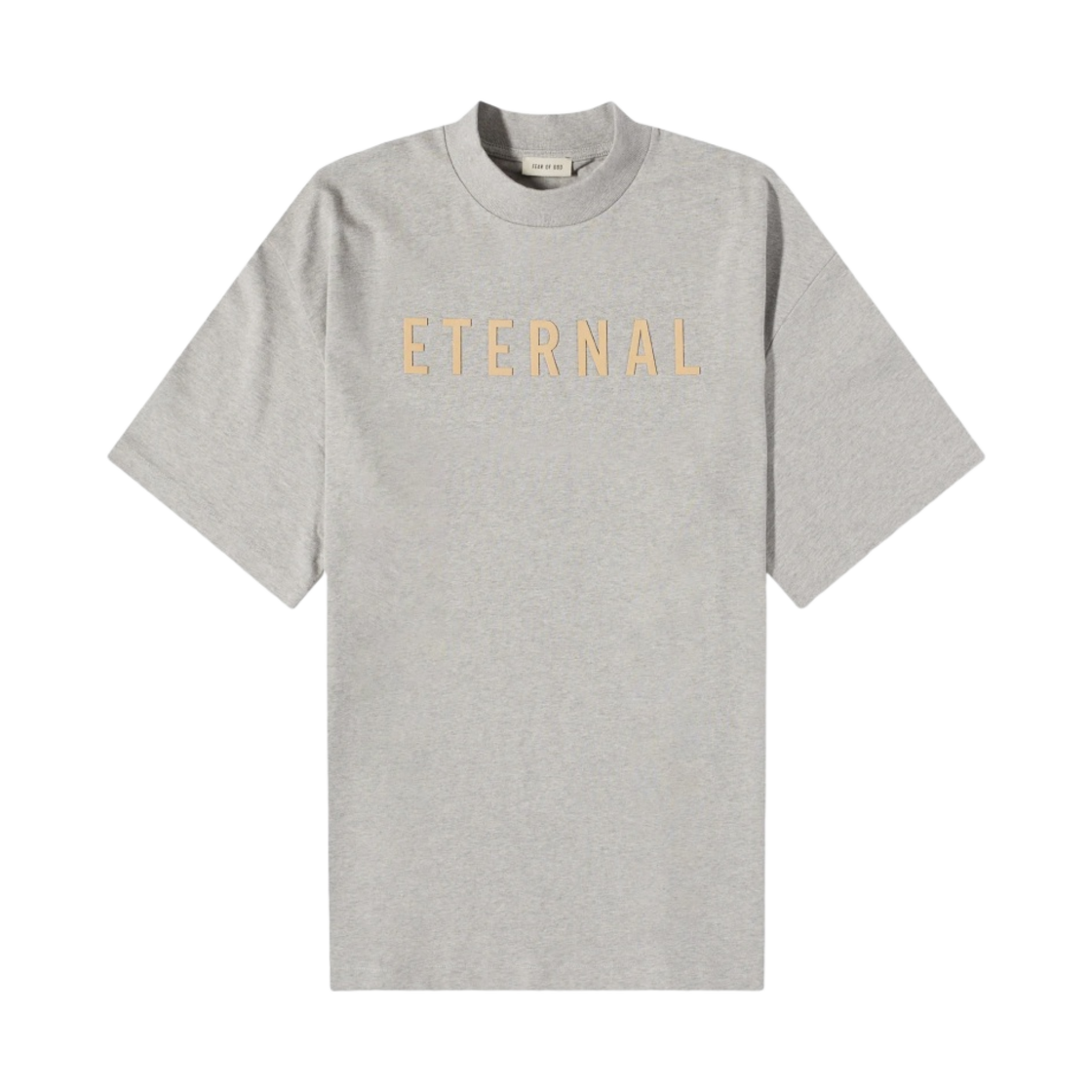 FGE50-001AJER-033 Fear of God Cotton Short Sleeve T-Shirt Warm Heather Gray