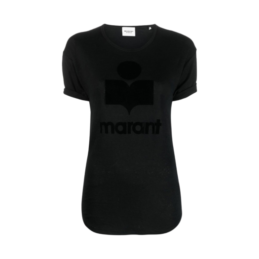 (W) Isabel Marant Koldi Logo T-Shirt Black