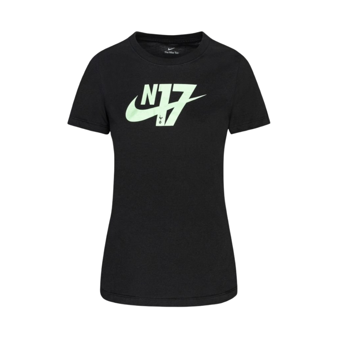 (W) 나이키 토트넘 홋스퍼 사커 티셔츠 블랙 베이퍼 그린 - US/EU((W) Nike Tottenham Hotspur Soccer T-Shirt Black Vapor Green - US/EU) - 1