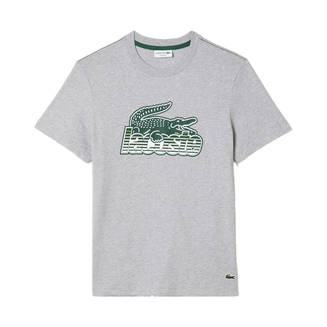라코스테 네오 헤리티지 그래픽 티셔츠 그레이 신(Lacoste Neo Heritage Graphic T-Shirt Grey Chine) - 1