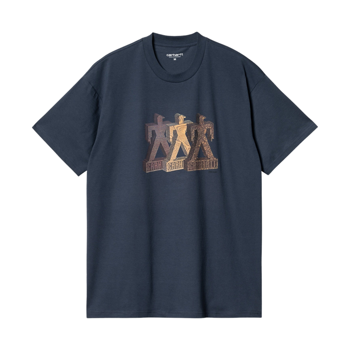 칼하트 WIP 빌트 티셔츠 블루(Carhartt WIP Built T-Shirt Blue) - 1