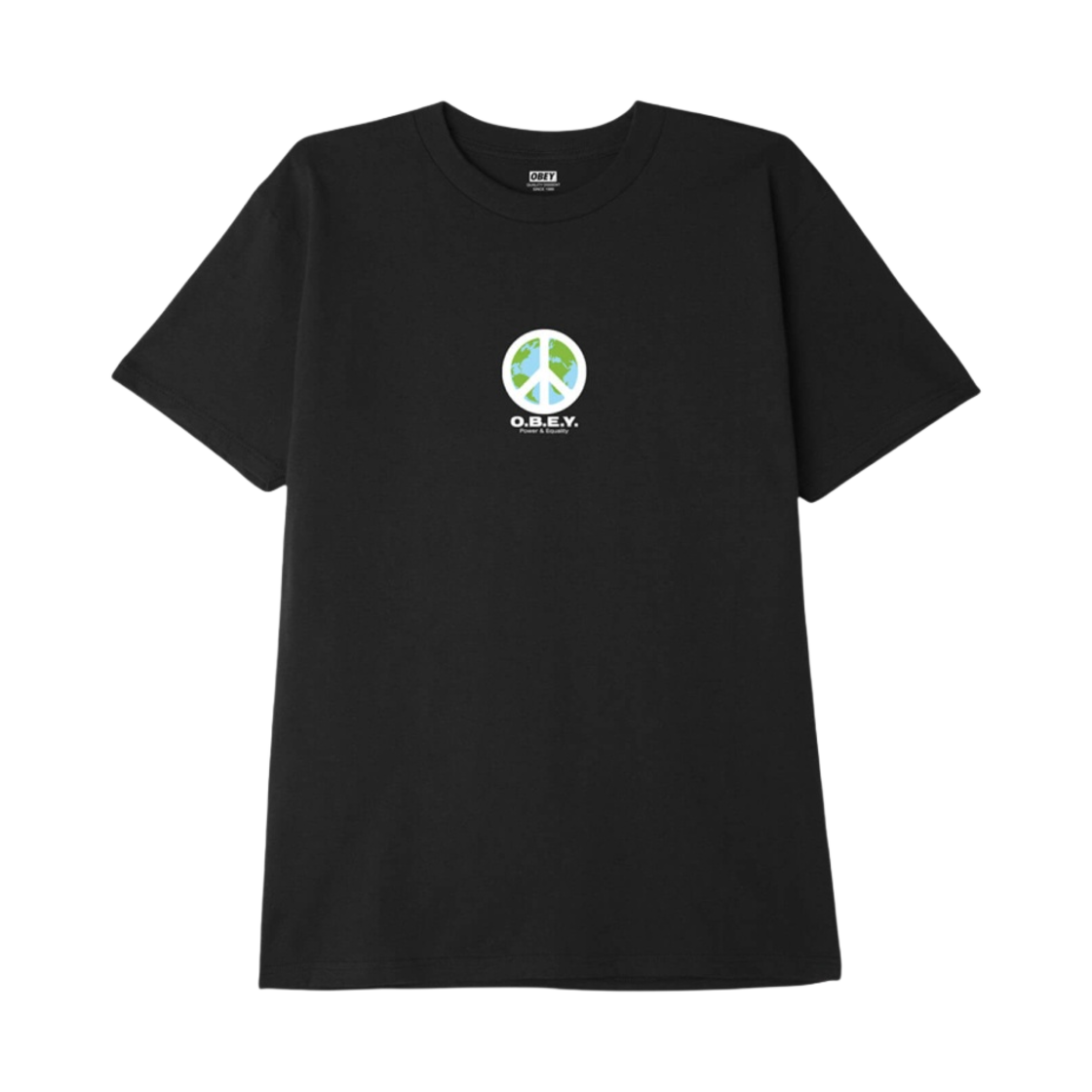 오베이 피스 펑크 클래식 티셔츠 블랙(Obey Peace Punk Classic T-Shirt Black) - 2