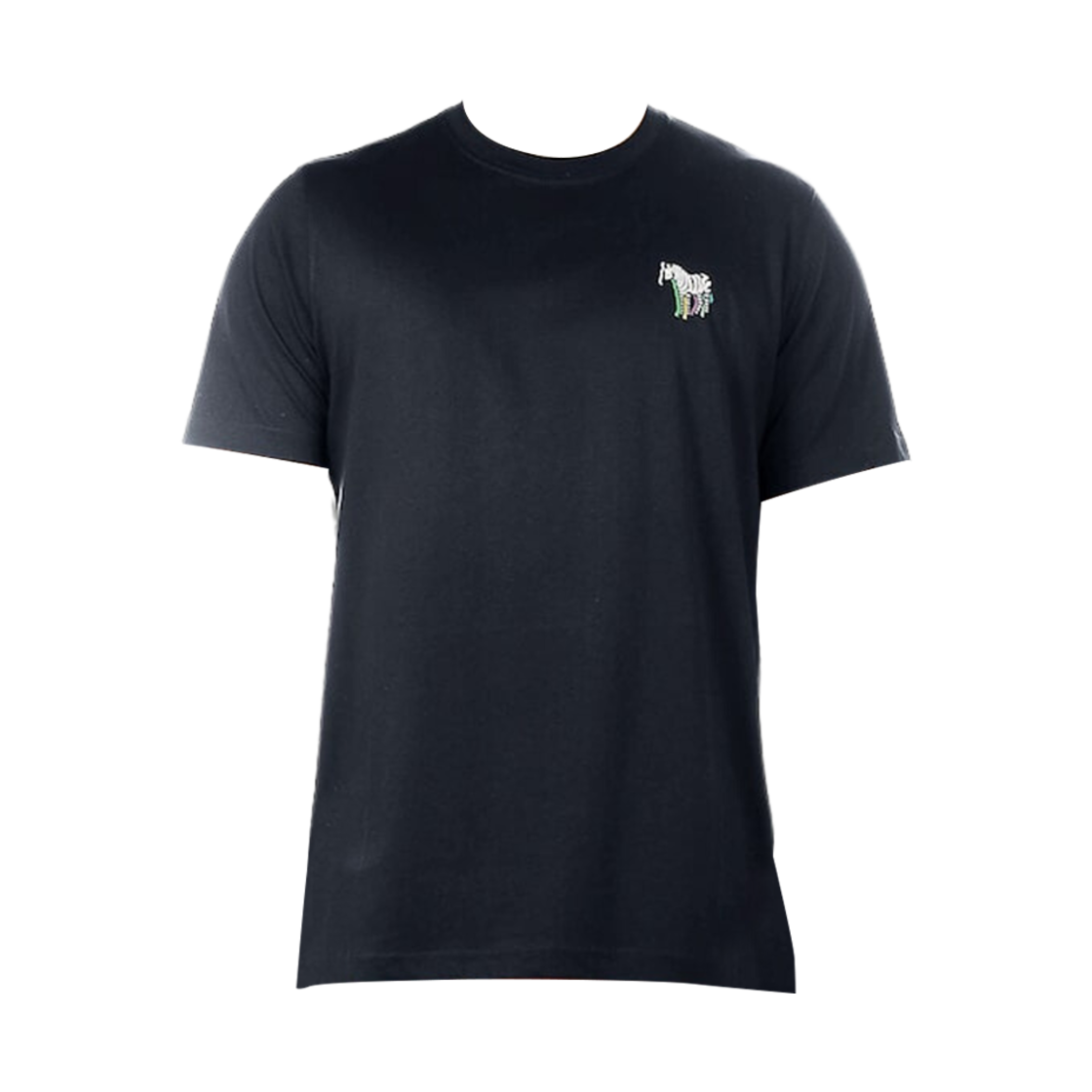 M2R-011R-NP4686-49 Paul Smith 3D Zebra Print T-Shirt  Dark Navy