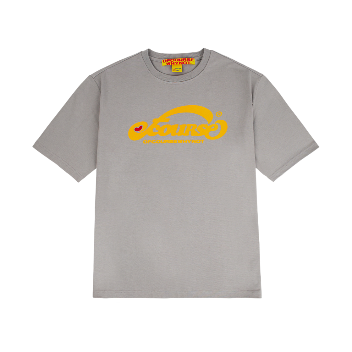 OW42TRU01_GR ofcoursewhynot Soul Mate T-Shirt Grey