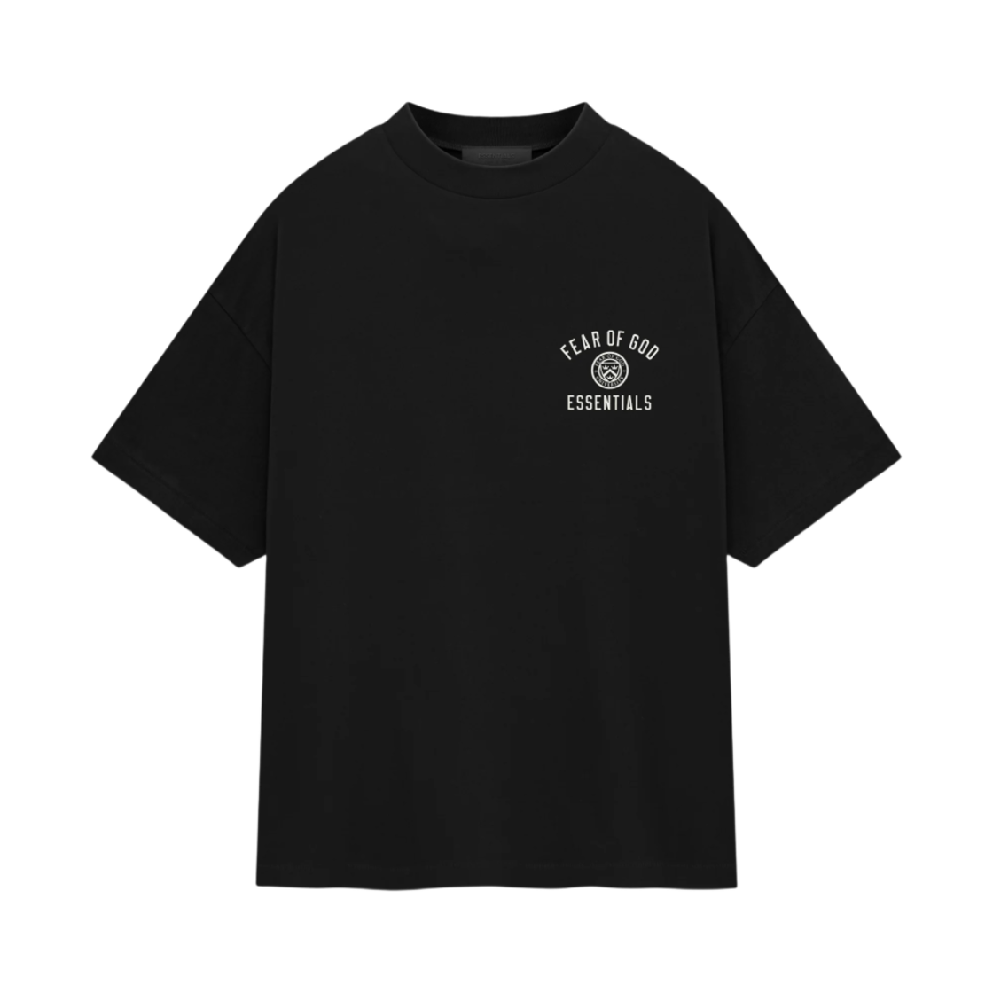 에센셜 저지 크루넥 티셔츠 블랙 - 24FW(Essentials Jersey Crewneck T-Shirt Black - 24FW)