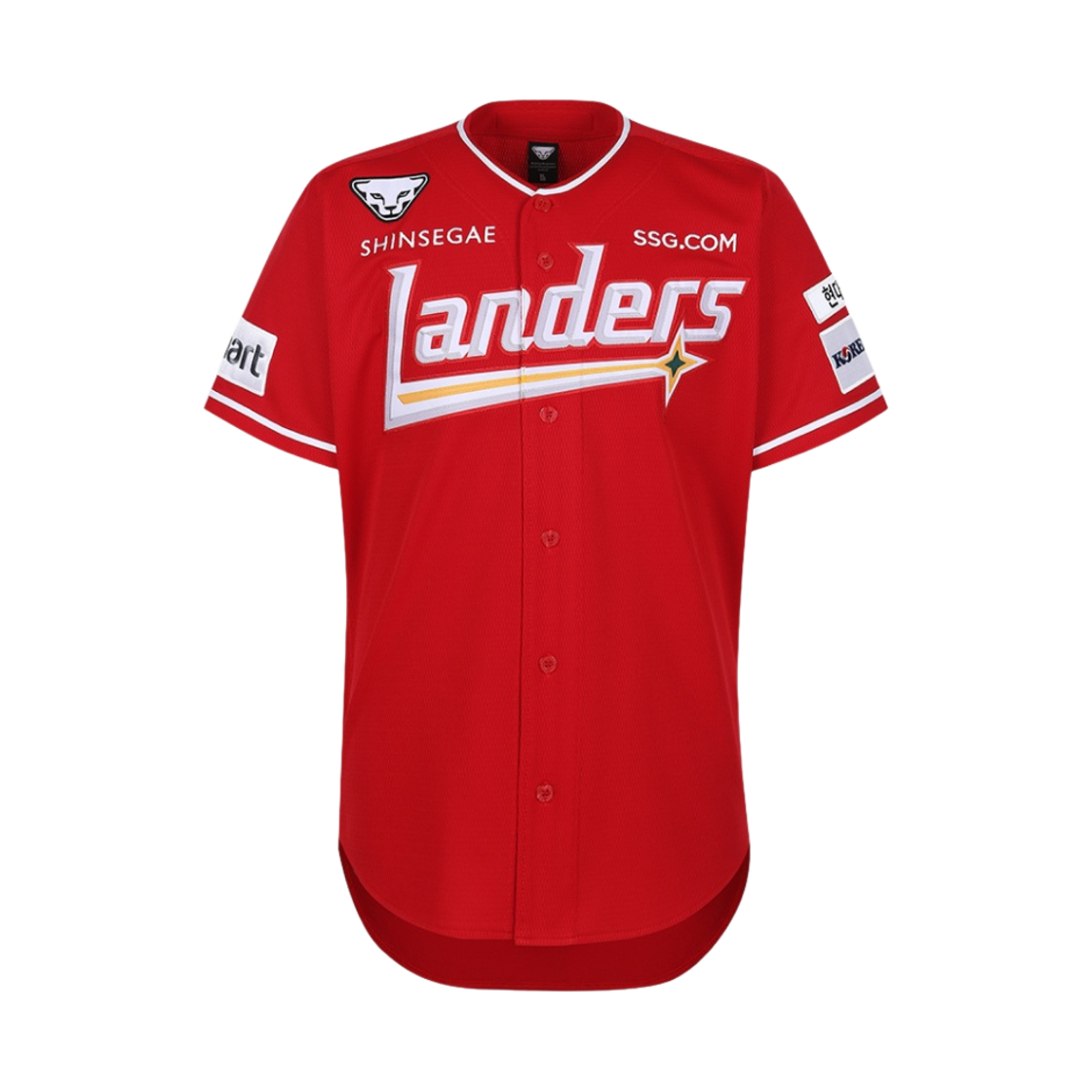 SSG 랜더스 다이나핏 2024 어센틱 어웨이 유니폼 레드 (논 마킹 버전)(SSG Landers Dynafit 2024 Authentic Away Uniform Red (Non Marking Ver.))