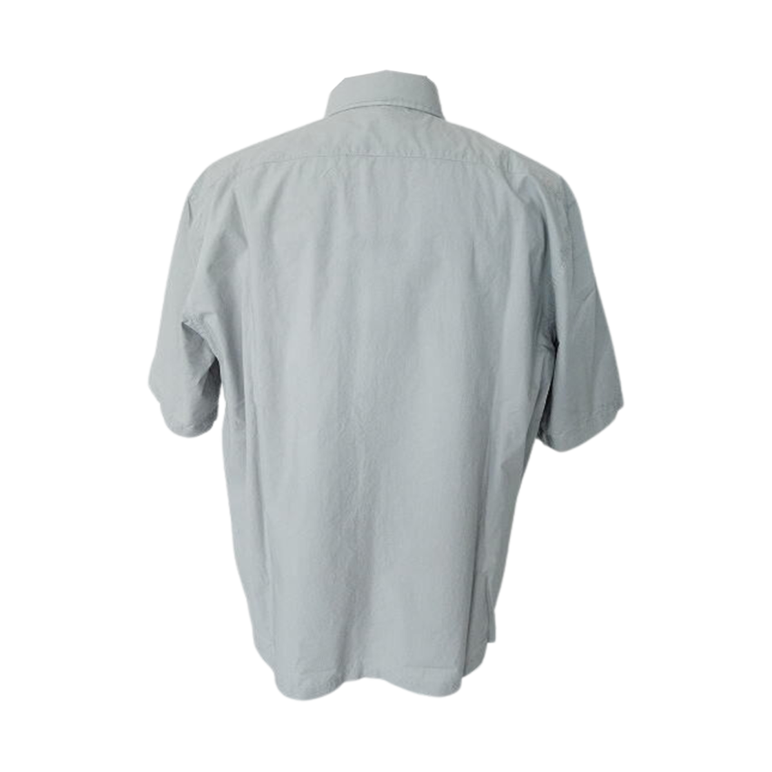 C.P. 컴퍼니 코튼 포플린 숏슬리브 셔츠 드리즐 그레이 - 24SS(C.P. Company Cotton Popeline Short Sleeved Shirt Drizzle Grey - 24SS) - 2