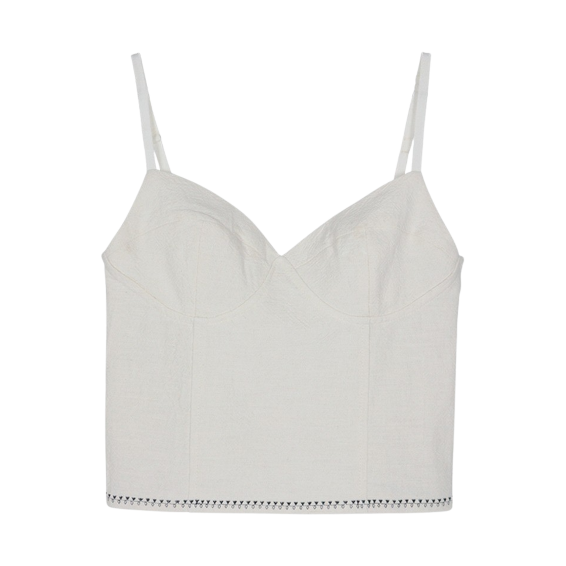 FOETO_124 FOETO Mallorca Linen Top Ivory