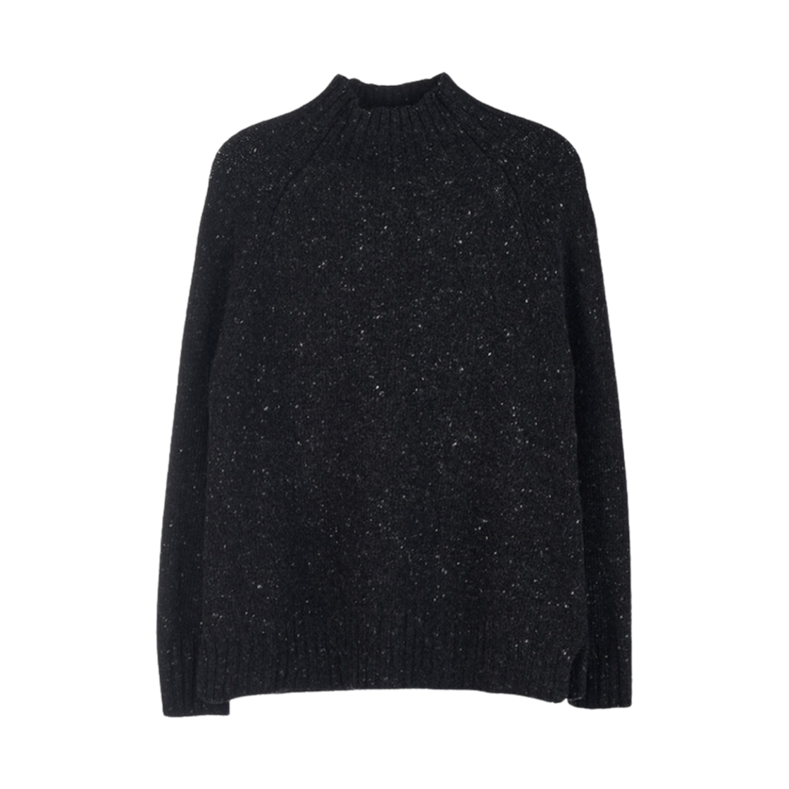 GIOELE-002 (W) Max Mara Grazia Turtleneck Wool Knit Dark Grey