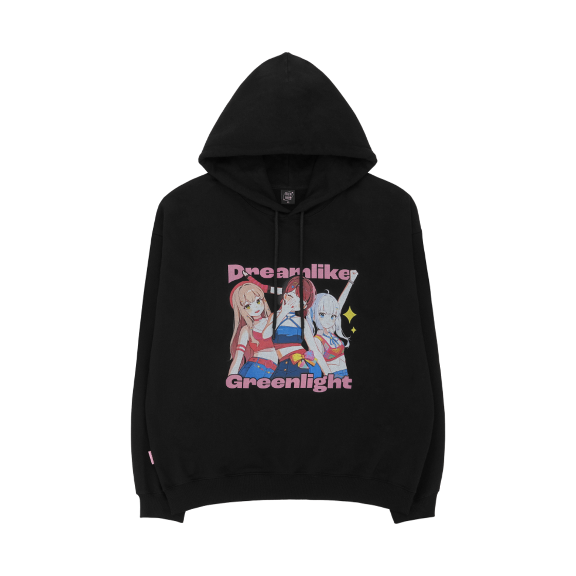 우왁굳 이세계 아이돌 후드 블랙(Woowakgood Isegye Idol Hoodie Black)