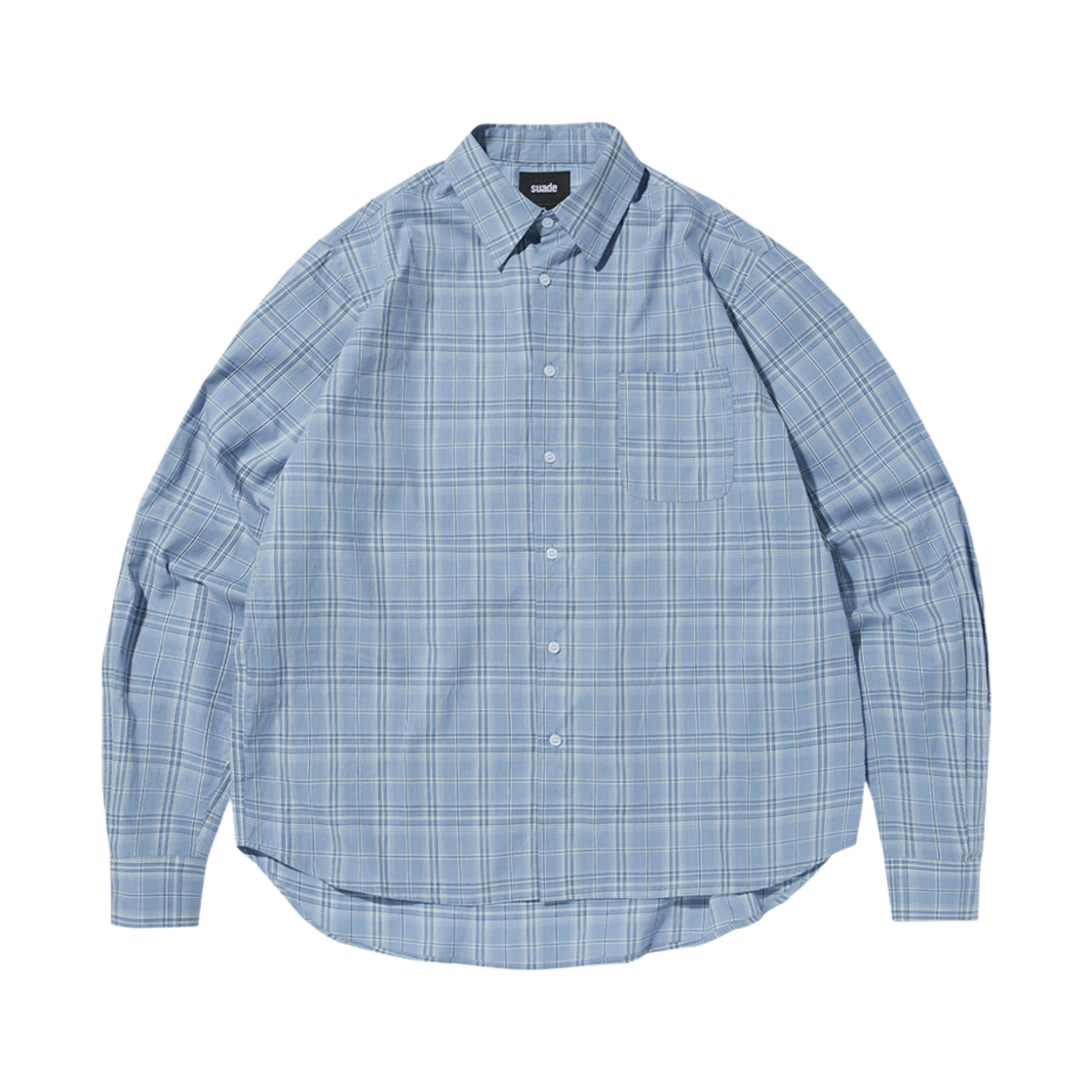 스웨이드 패턴 셔츠 블루(Suade Pattern Shirt Blue)