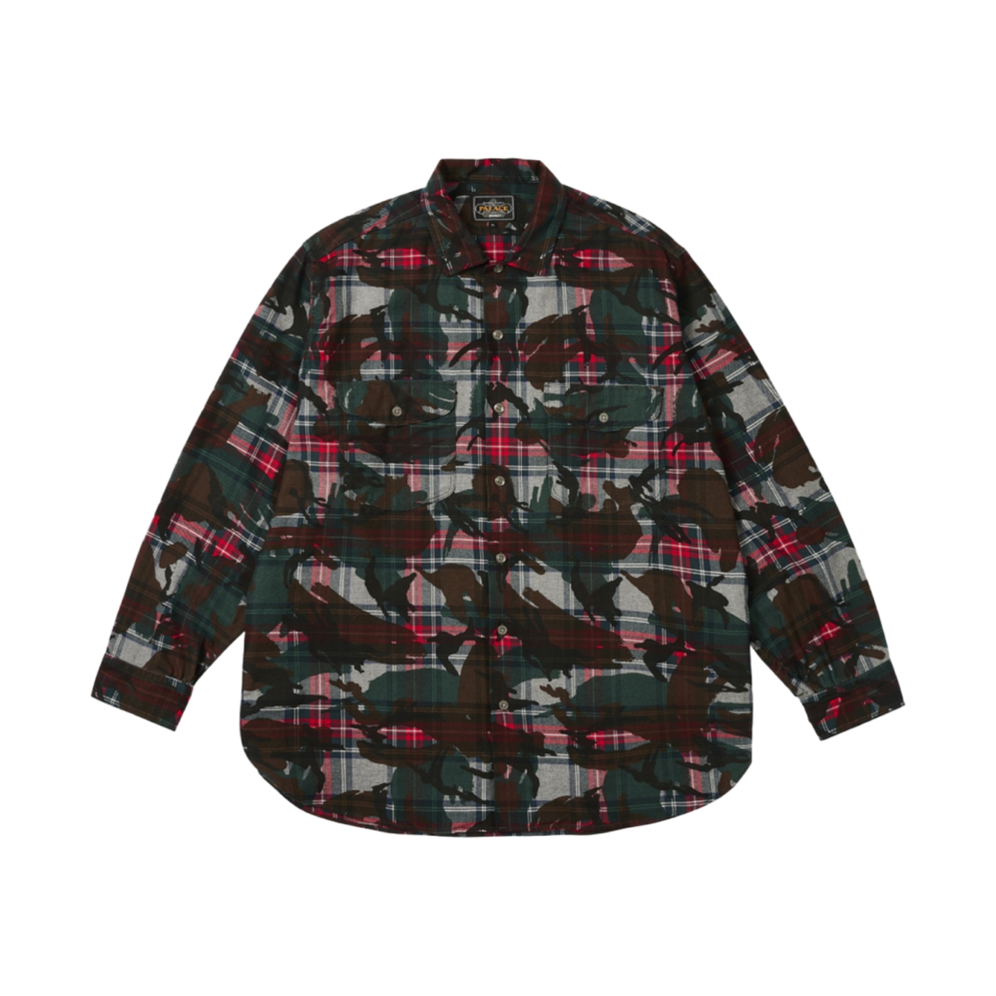 팔라스 x 빔즈 플러스 워크 셔츠 레드 그린 - 24FW(Palace x Beams Plus Work Shirt Red Green - 24FW)