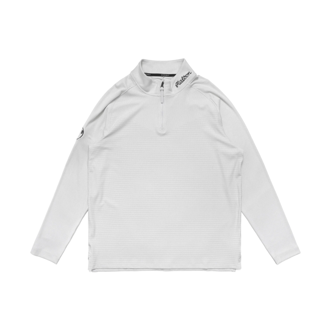 말본 골프 x 나이키 드라이핏 ADV 베이퍼 하프 집 탑 화이트(Malbon Golf x Nike Dri-Fit ADV Vapor Half Zip Top White) - 1