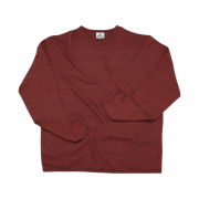 MJD Stripe Finger Hole Long Sleeve T-Shirt Red