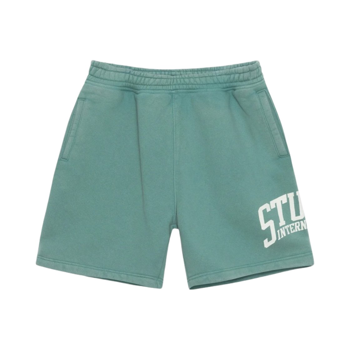 112318 Stussy Fleece International Shorts Teal