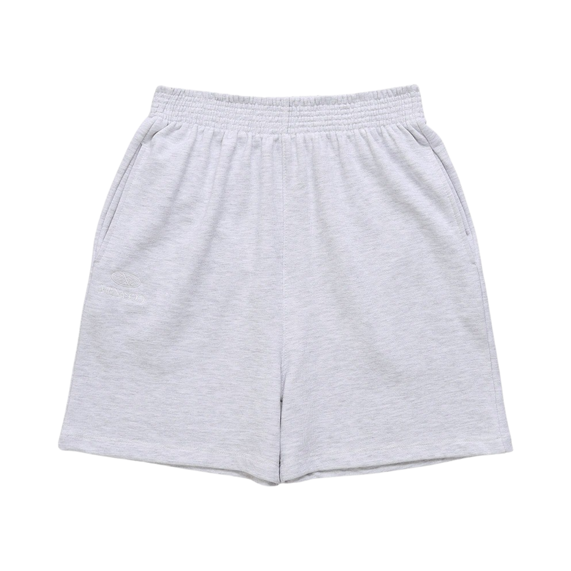 MENASOO-01783 Menasoo Run Vibe Cotton Bermuda Pants Gray