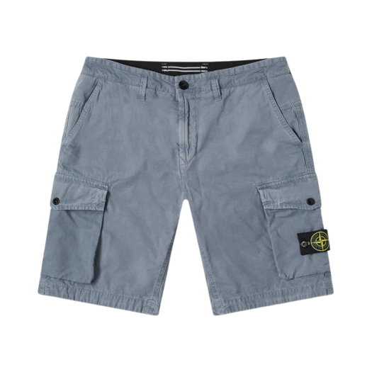Stone Island L07WA T.CO+OLD Bermuda Shorts Pastel Blue - 21SS