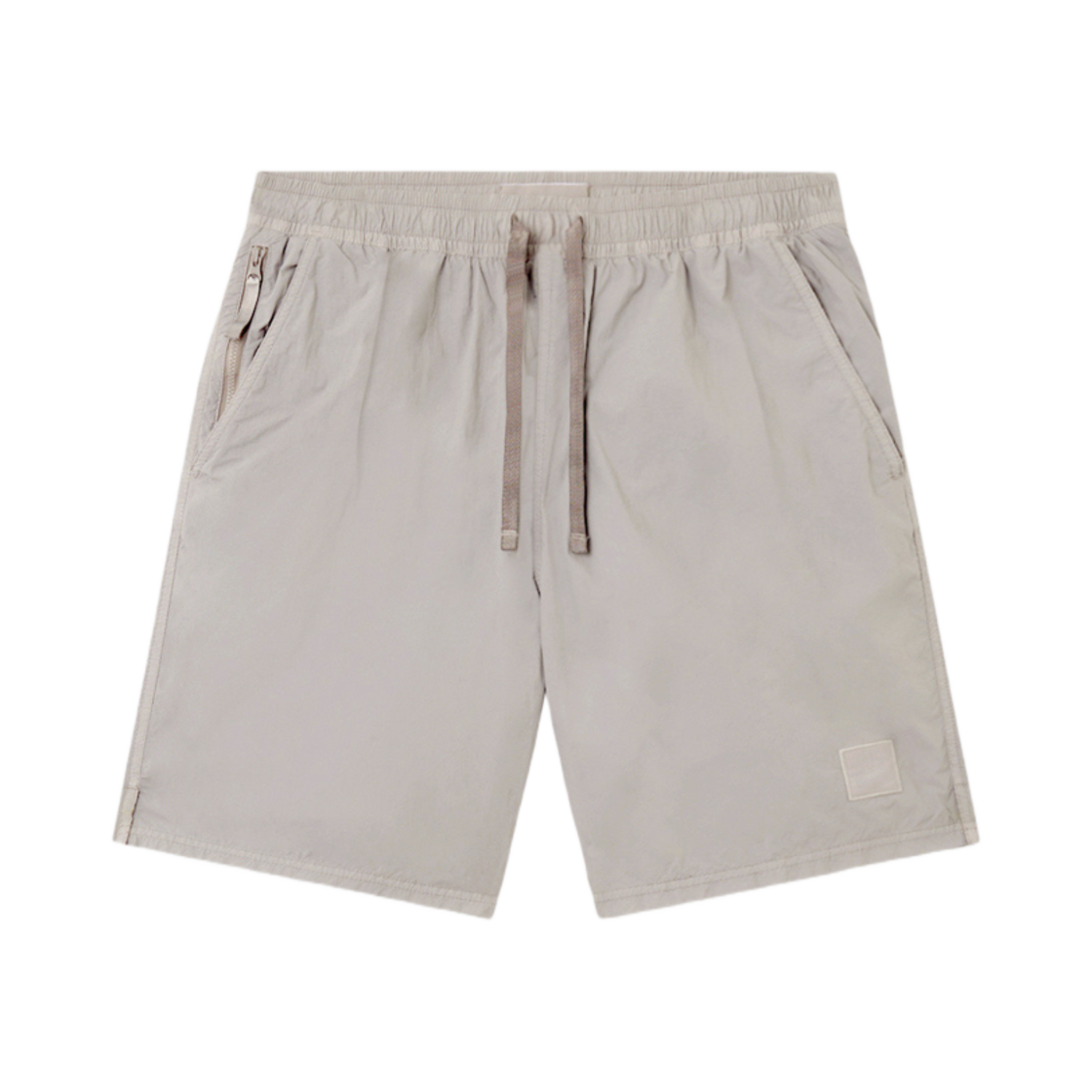 K1S15B1000-02S00F6-V0064 Stone Island B100002 Nylon Smerigliato Stone Island Ghost Comfort Fit Long Swim Trunks with Pockets Dust Grey - 25SS