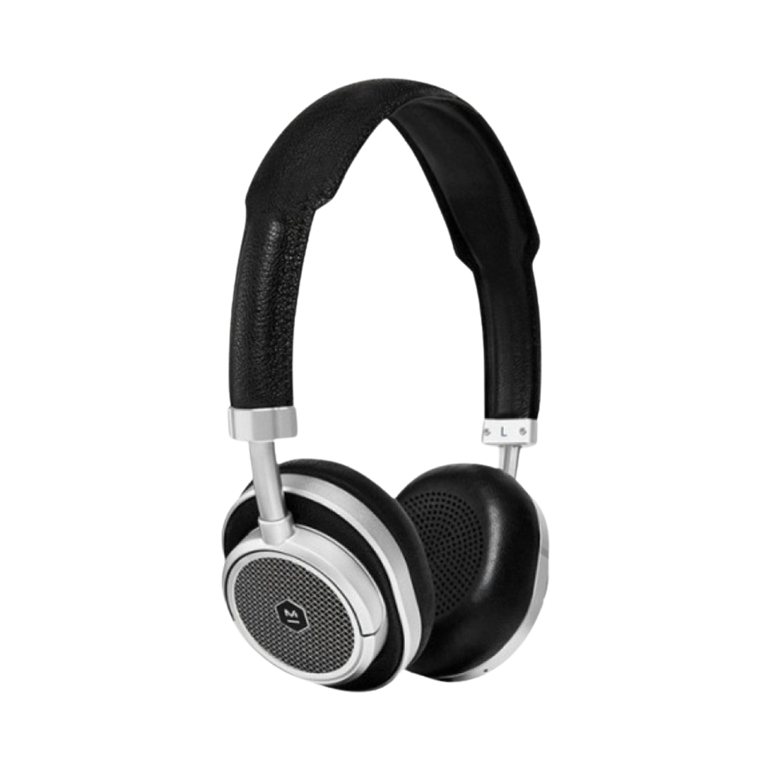 마스터앤다이나믹 MW50 무선 헤드폰 실버 블랙(국내 정식 발매 제품)(Master & Dynamic MW50 Wireless Headphones Silver Black (Korean Ver.))
