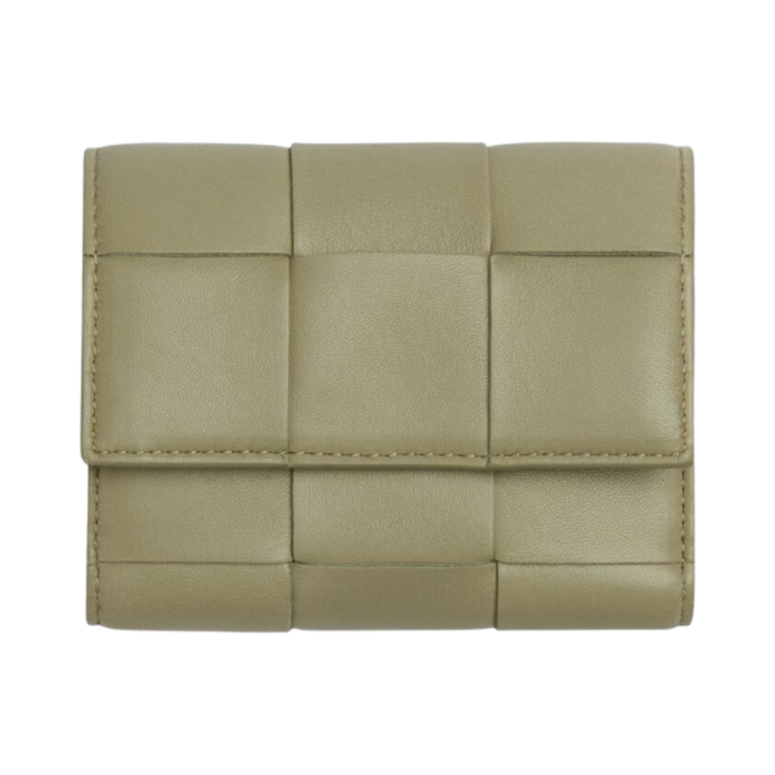 보테가 베네타 카세트백 트라이폴드 지퍼 지갑 트래버틴(Bottega Veneta Cassette Tri-Fold Zip Wallet Travertine) - 1