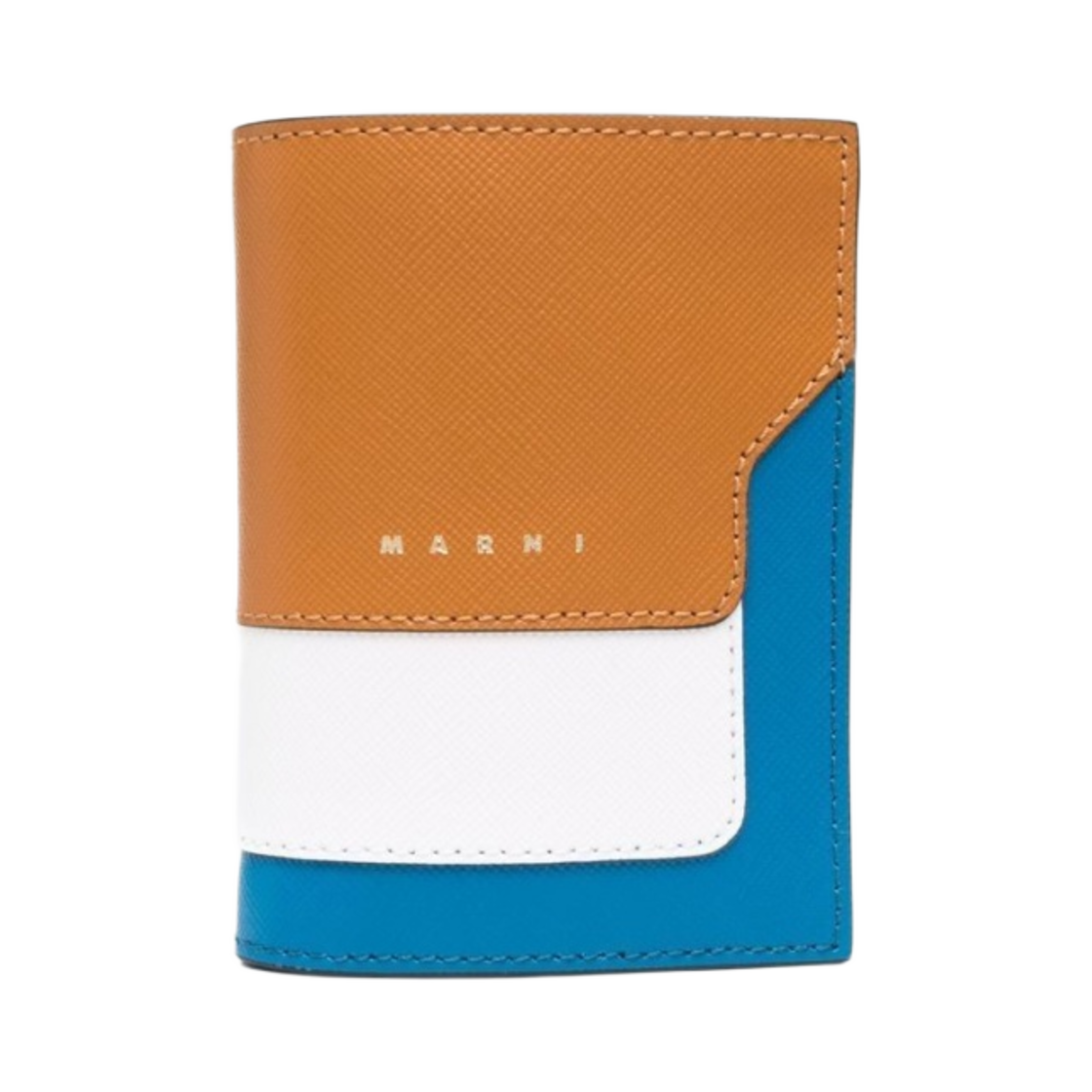 마르니 사피아노 반지갑 디종 릴리 화이트(Marni Saffiano Bi-Fold Wallet Dijon Lily White) - 1