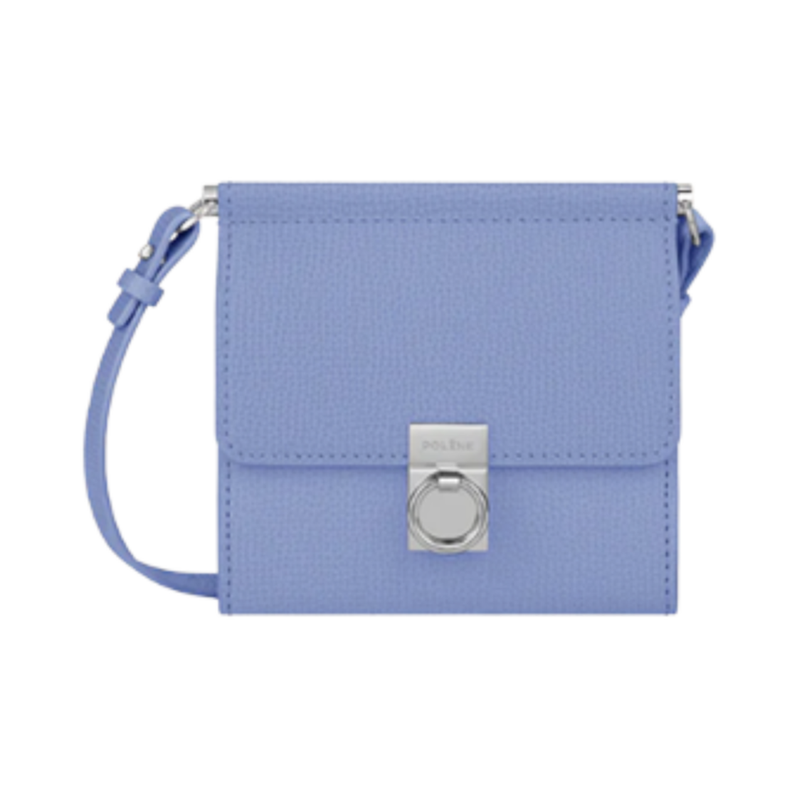 BWA0021MGRBL400 Polene Numero Sept Crossbody Wallet Lavender