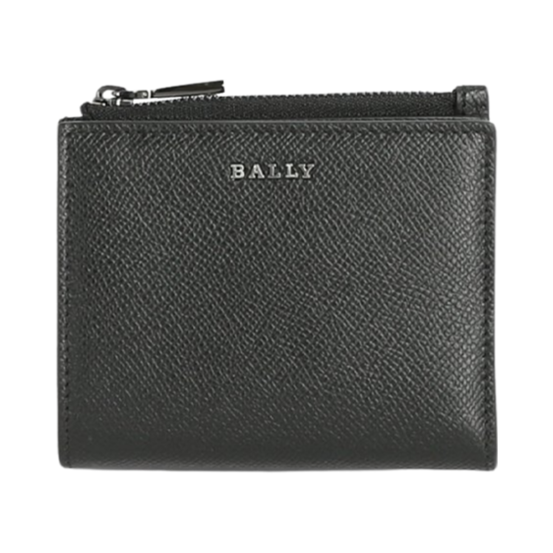 발리 버너 로고 반지갑 블랙(Bally Bunner Logo Bi-Fold Wallet Black)