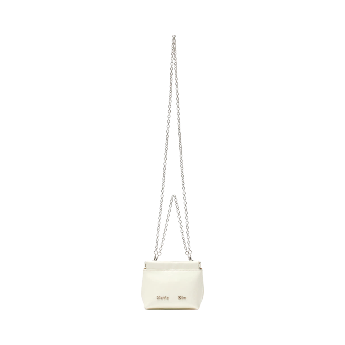 마뗑킴 글로시 레더 미니 월렛 백 아이보리(Matin Kim Glossy Leather Mini Wallet Bag Ivory)