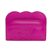 Alexander McQueen Seal Logo Card Holder Fuchsia
