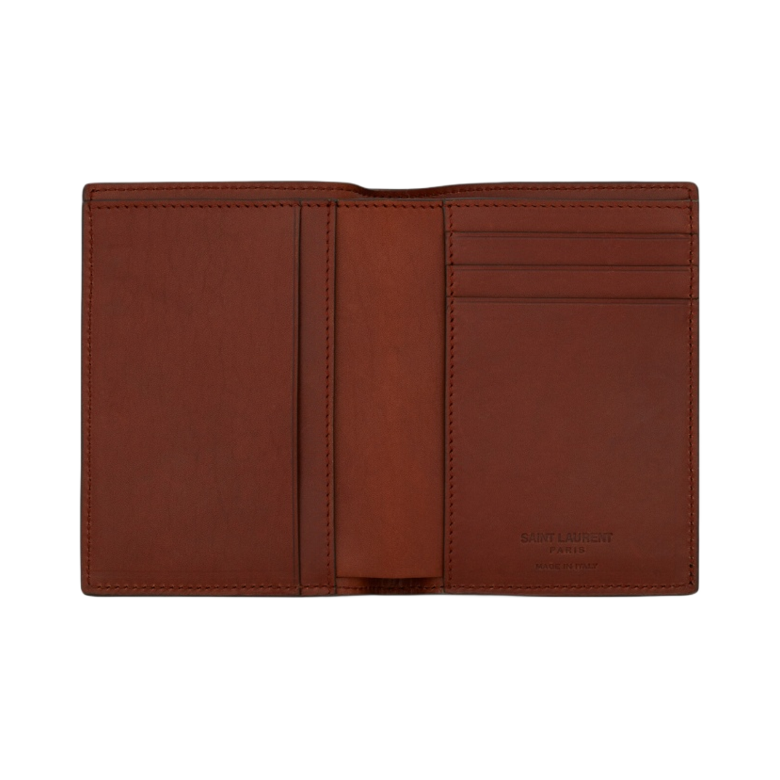 생로랑 모노그램 캔버스 앤 스무스 레더 르 모노그램 크레딧 카드 지갑 체스트넛(Saint Laurent Le Monogram Credit Card Wallet in Monogram Canvas and Smooth Leather Chestnut) - 2