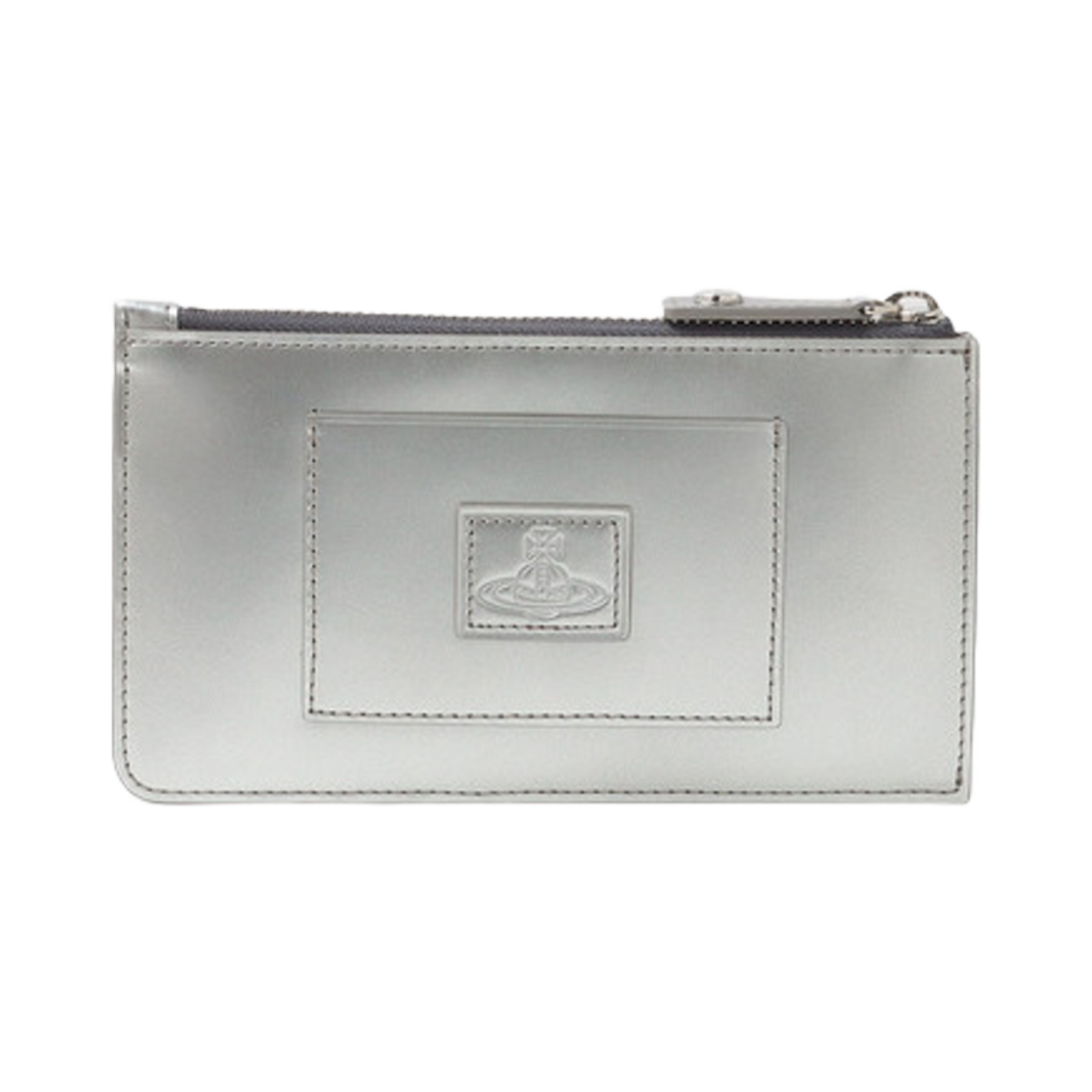 비비안 웨스트우드 스퀘어 오브 패치 프라그먼트 케이스 실버(Vivienne Westwood Square Orb Patch Fragment Case Silver) - 1